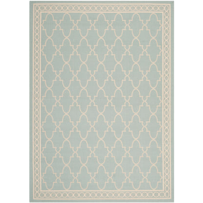 Tapis de jardin imperméable pour intérieur/extérieur SAFAVIEH Courtyard Janell Treillis