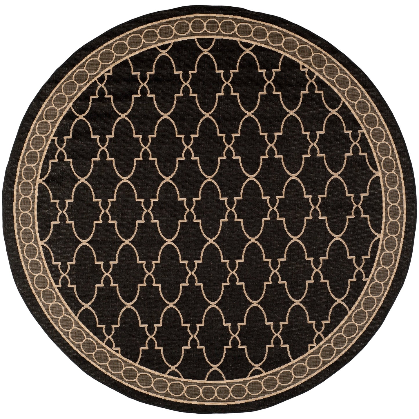 Tapis de jardin imperméable pour intérieur/extérieur SAFAVIEH Courtyard Janell Treillis