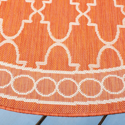 Tapis de jardin imperméable pour intérieur/extérieur SAFAVIEH Courtyard Janell Treillis