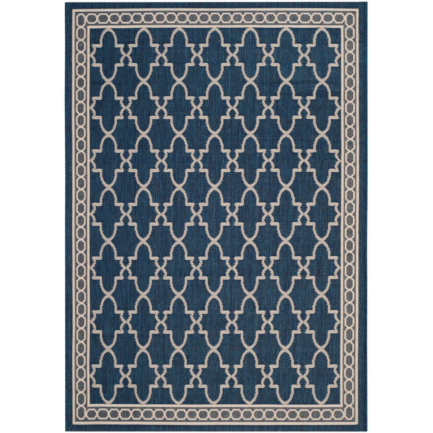 Tapis de jardin imperméable pour intérieur/extérieur SAFAVIEH Courtyard Janell Treillis