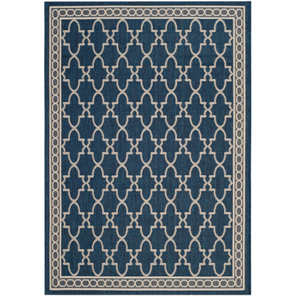 Tapis de jardin imperméable pour intérieur/extérieur SAFAVIEH Courtyard Janell Treillis