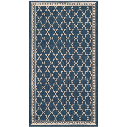 Tapis de jardin imperméable pour intérieur/extérieur SAFAVIEH Courtyard Janell Treillis