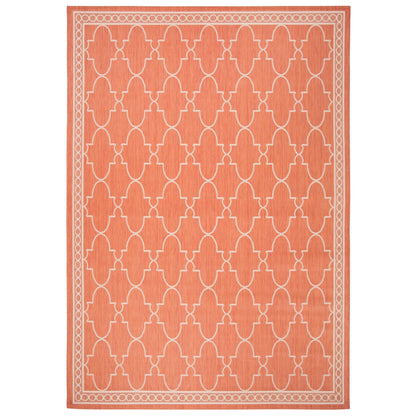 Tapis de jardin imperméable pour intérieur/extérieur SAFAVIEH Courtyard Janell Treillis