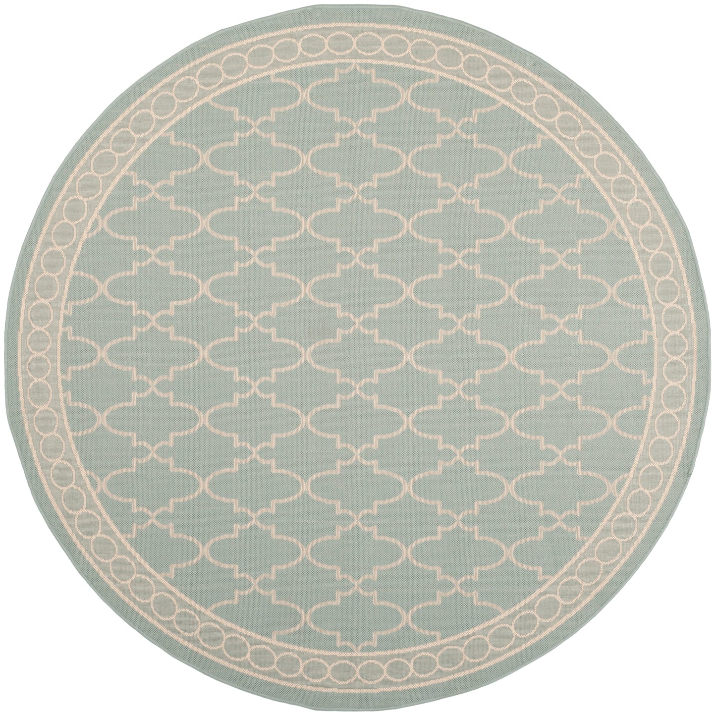 Tapis de jardin imperméable pour intérieur/extérieur SAFAVIEH Courtyard Janell Treillis