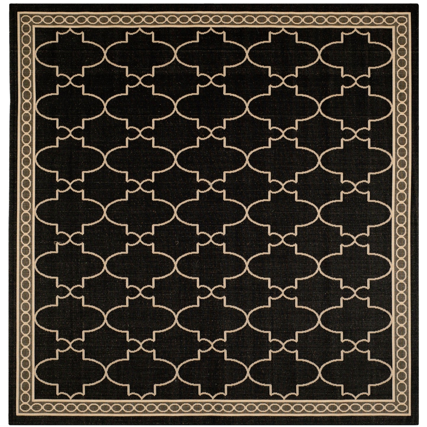 Tapis de jardin imperméable pour intérieur/extérieur SAFAVIEH Courtyard Janell Treillis