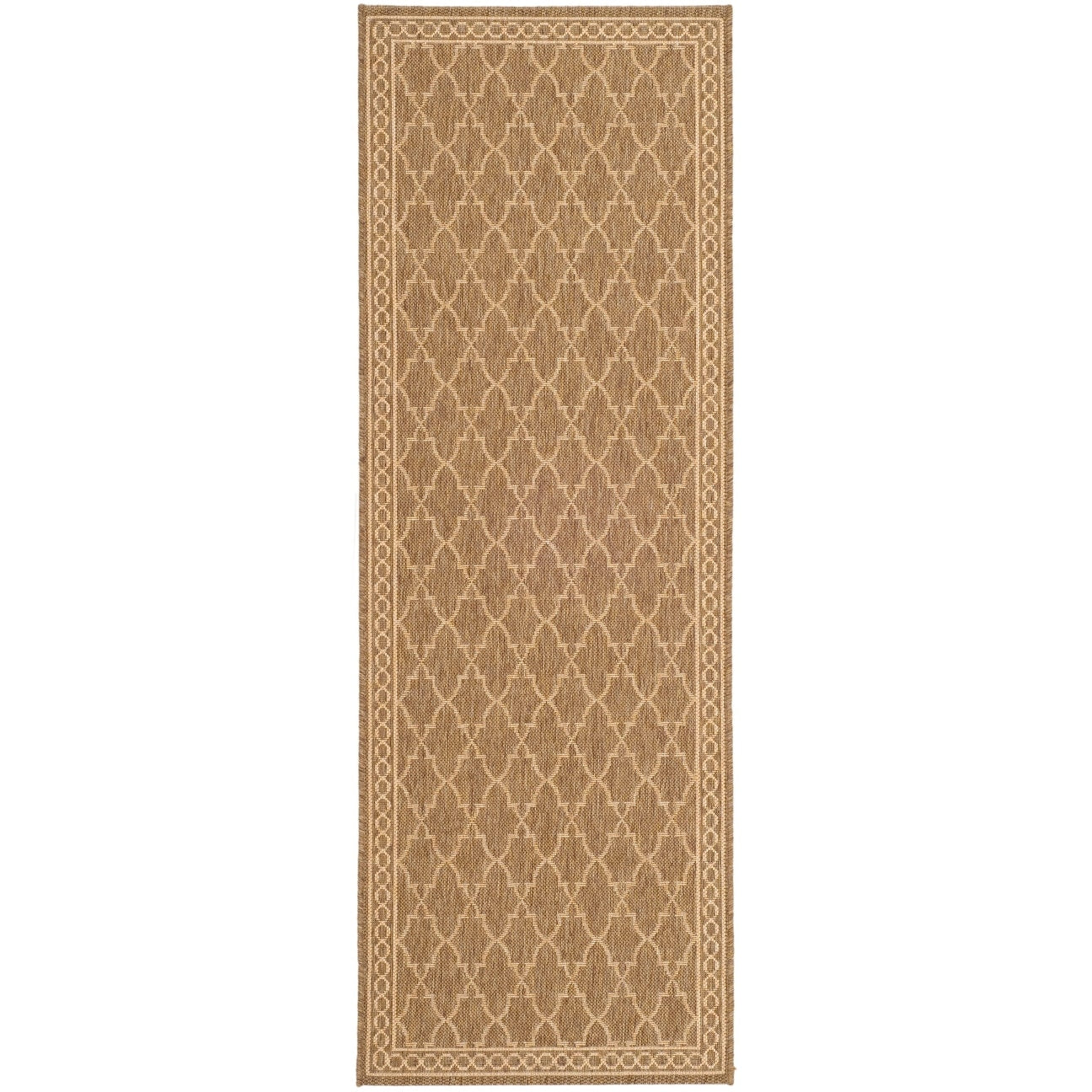 Tapis de jardin imperméable pour intérieur/extérieur SAFAVIEH Courtyard Janell Treillis