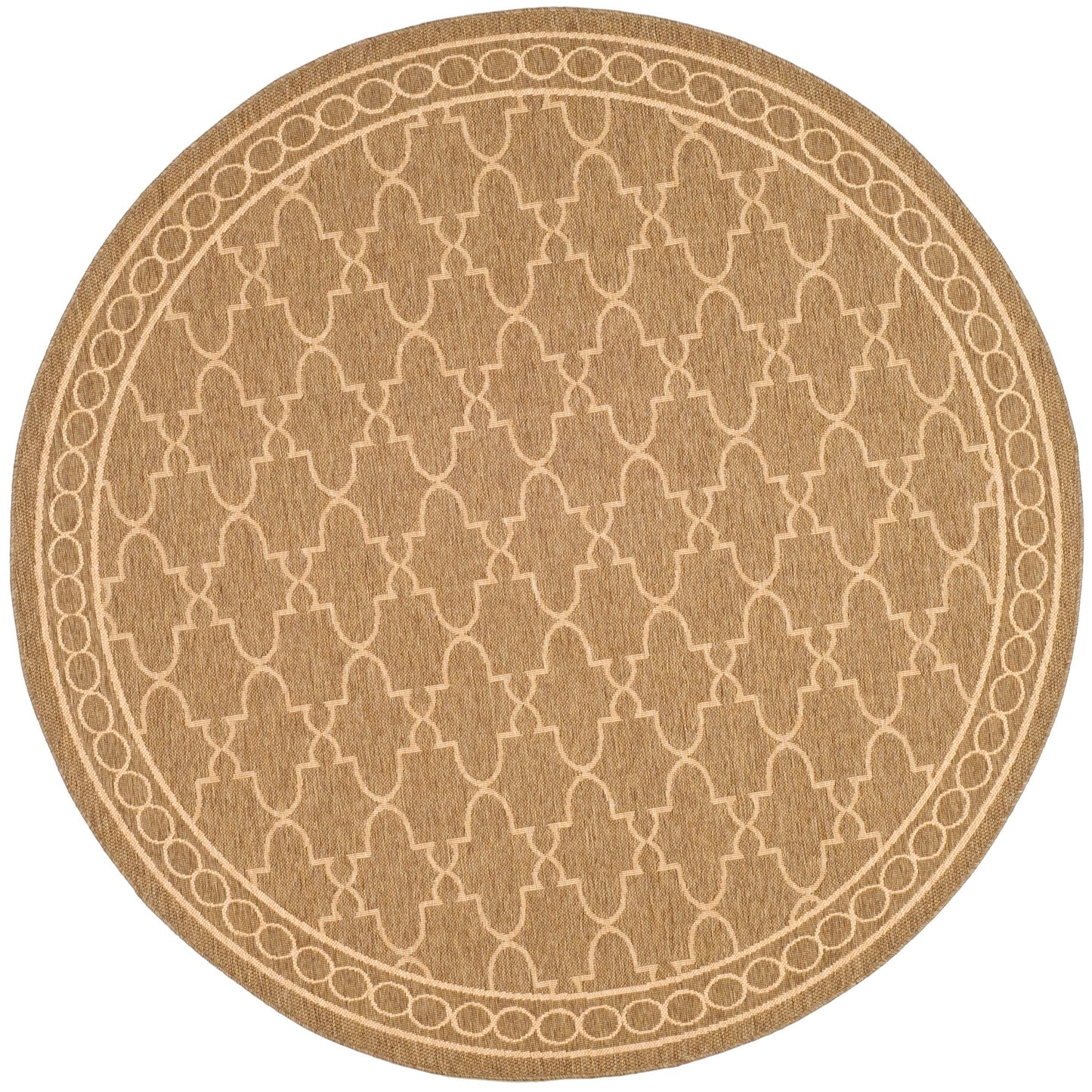 Tapis de jardin imperméable pour intérieur/extérieur SAFAVIEH Courtyard Janell Treillis