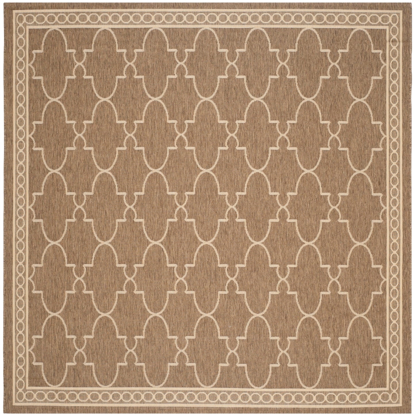 Tapis de jardin imperméable pour intérieur/extérieur SAFAVIEH Courtyard Janell Treillis