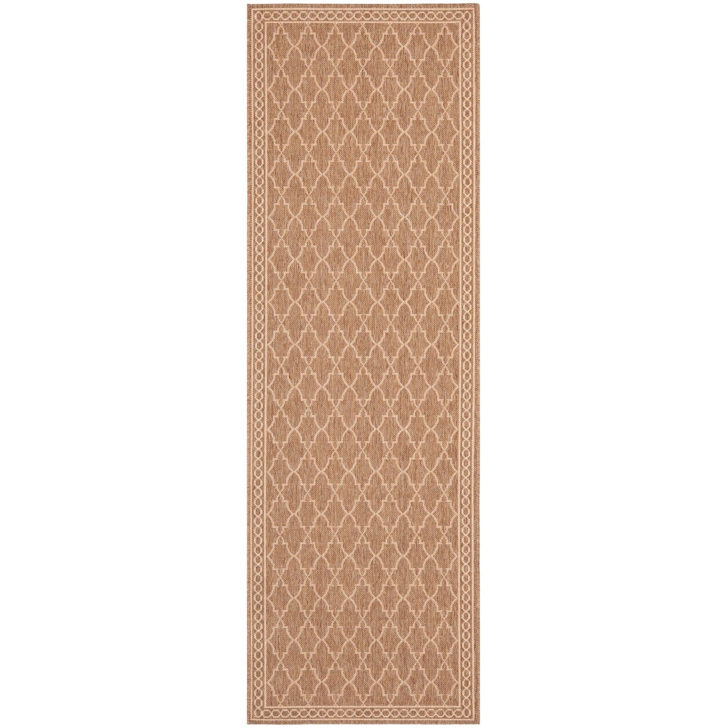 Tapis de jardin imperméable pour intérieur/extérieur SAFAVIEH Courtyard Janell Treillis