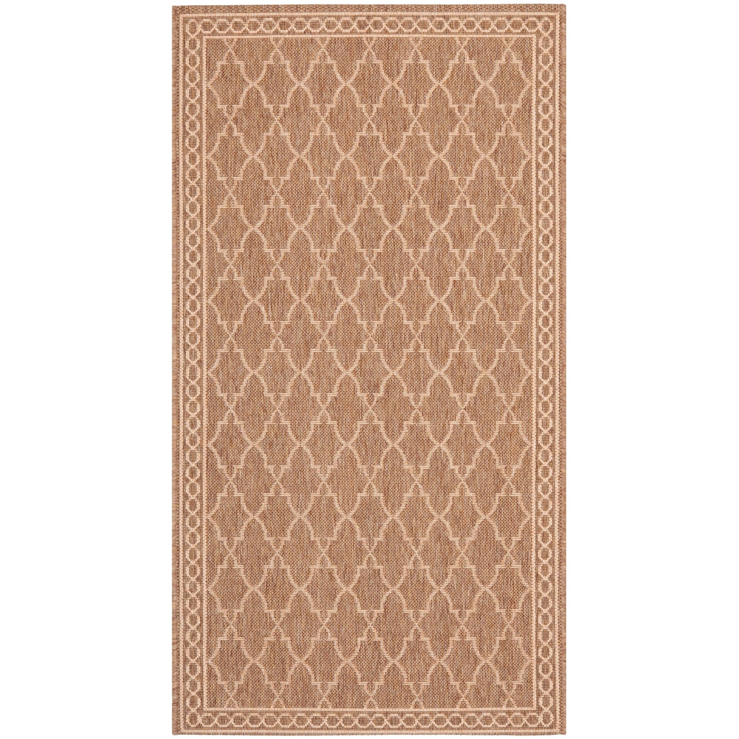Tapis de jardin imperméable pour intérieur/extérieur SAFAVIEH Courtyard Janell Treillis