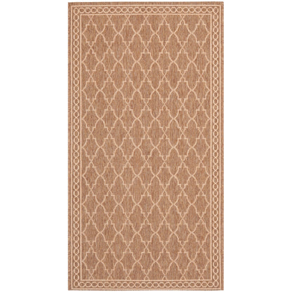 Tapis de jardin imperméable pour intérieur/extérieur SAFAVIEH Courtyard Janell Treillis
