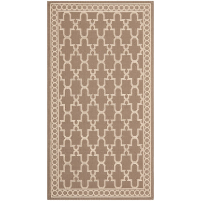 Tapis de jardin imperméable pour intérieur/extérieur SAFAVIEH Courtyard Janell Treillis