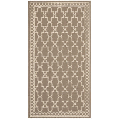 Tapis de jardin imperméable pour intérieur/extérieur SAFAVIEH Courtyard Janell Treillis
