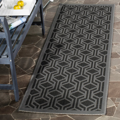 Tapis de jardin imperméable pour intérieur/extérieur SAFAVIEH Courtyard Jeanine