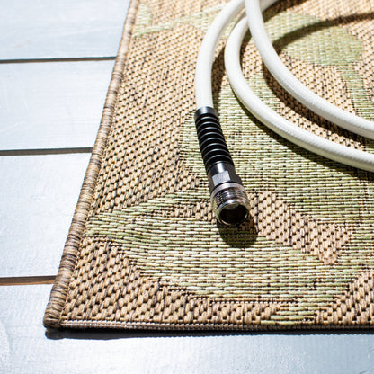 Tapis de jardin imperméable d'intérieur/extérieur SAFAVIEH Courtyard Luann Botanical