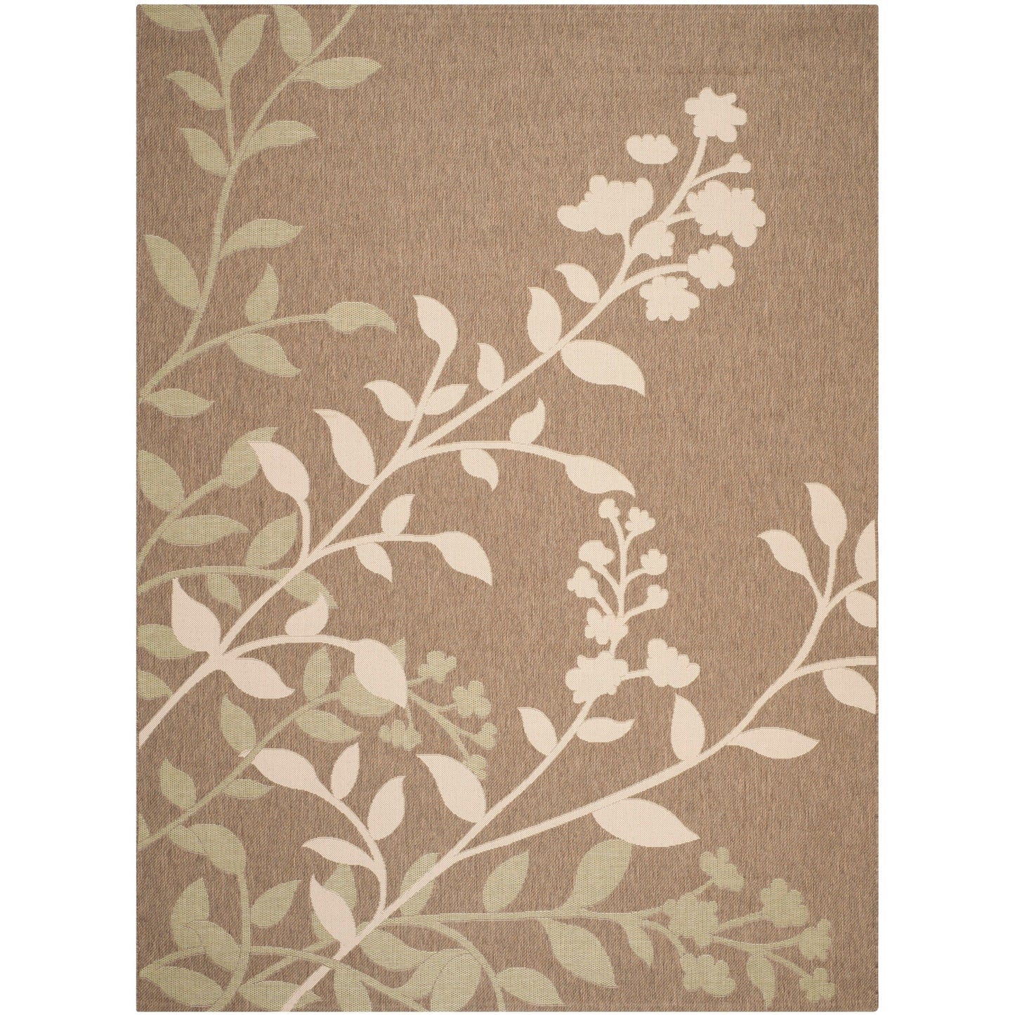 Tapis de jardin imperméable d'intérieur/extérieur SAFAVIEH Courtyard Luann Botanical