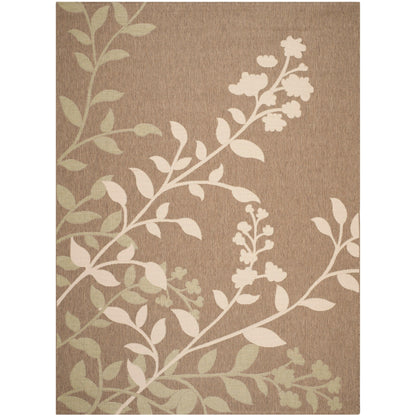 Tapis de jardin imperméable d'intérieur/extérieur SAFAVIEH Courtyard Luann Botanical