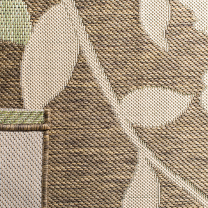 Tapis de jardin imperméable d'intérieur/extérieur SAFAVIEH Courtyard Luann Botanical