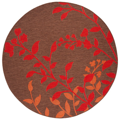 Tapis de jardin imperméable d'intérieur/extérieur SAFAVIEH Courtyard Luann Botanical