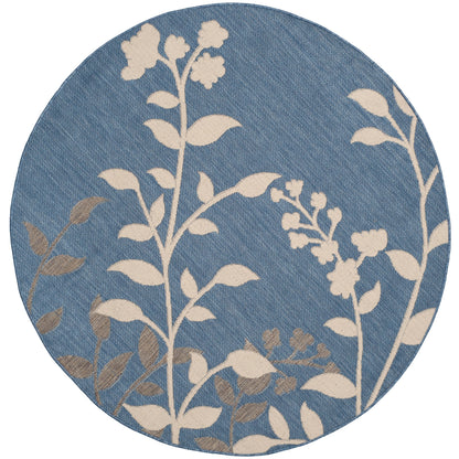 Tapis de jardin imperméable d'intérieur/extérieur SAFAVIEH Courtyard Luann Botanical