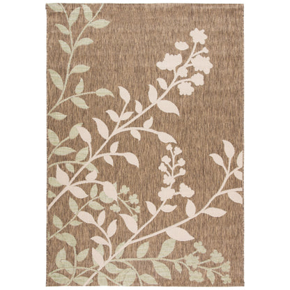 Tapis de jardin imperméable d'intérieur/extérieur SAFAVIEH Courtyard Luann Botanical
