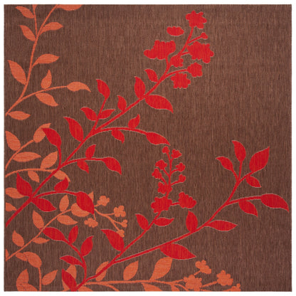 Tapis de jardin imperméable d'intérieur/extérieur SAFAVIEH Courtyard Luann Botanical