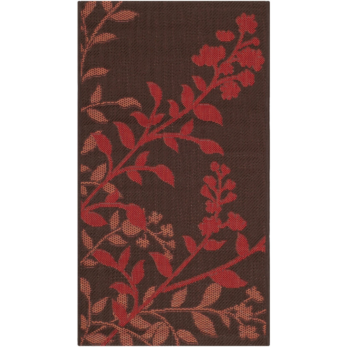 Tapis de jardin imperméable d'intérieur/extérieur SAFAVIEH Courtyard Luann Botanical