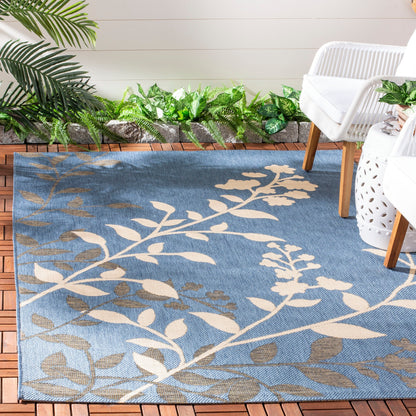 Tapis de jardin imperméable d'intérieur/extérieur SAFAVIEH Courtyard Luann Botanical