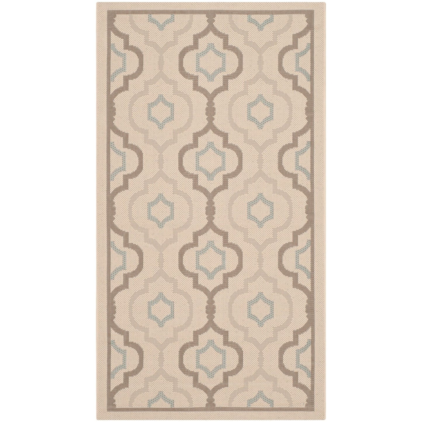 Tapis de jardin imperméable pour intérieur/extérieur SAFAVIEH Courtyard Oyvor