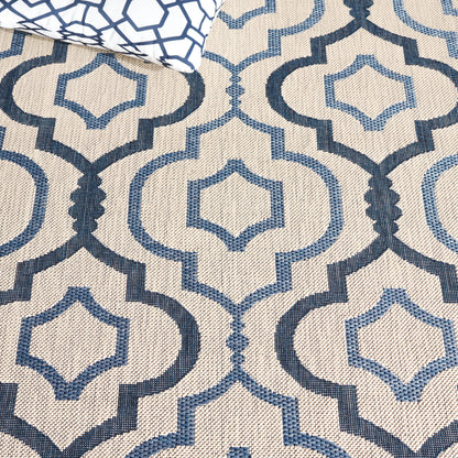 Tapis de jardin imperméable pour intérieur/extérieur SAFAVIEH Courtyard Oyvor