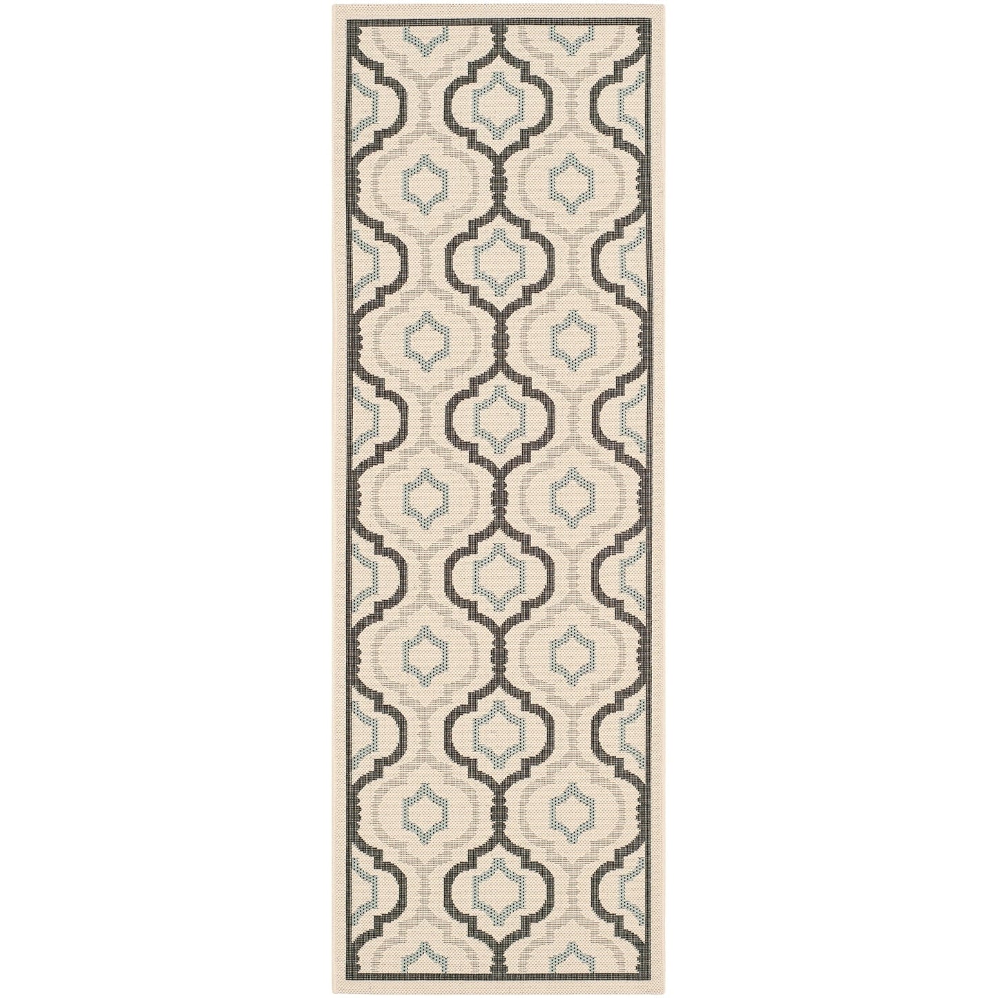 Tapis de jardin imperméable pour intérieur/extérieur SAFAVIEH Courtyard Oyvor