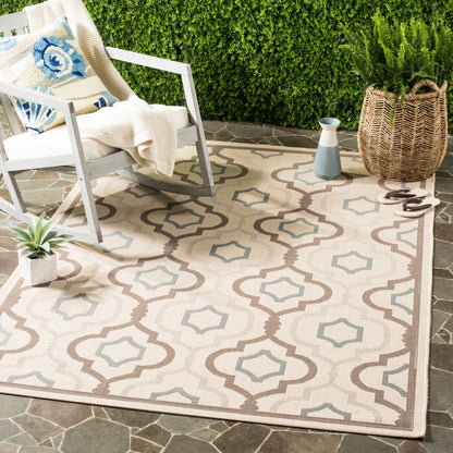 Tapis de jardin imperméable pour intérieur/extérieur SAFAVIEH Courtyard Oyvor