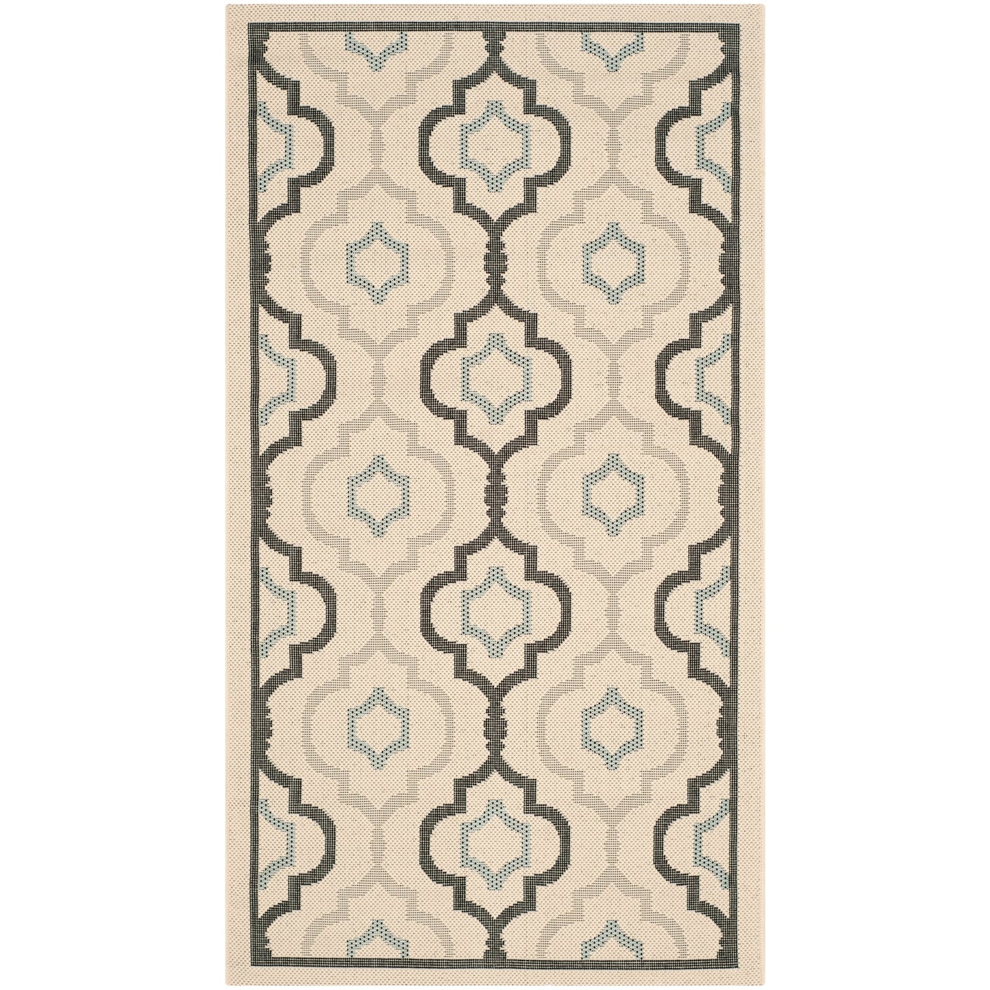 Tapis de jardin imperméable pour intérieur/extérieur SAFAVIEH Courtyard Oyvor