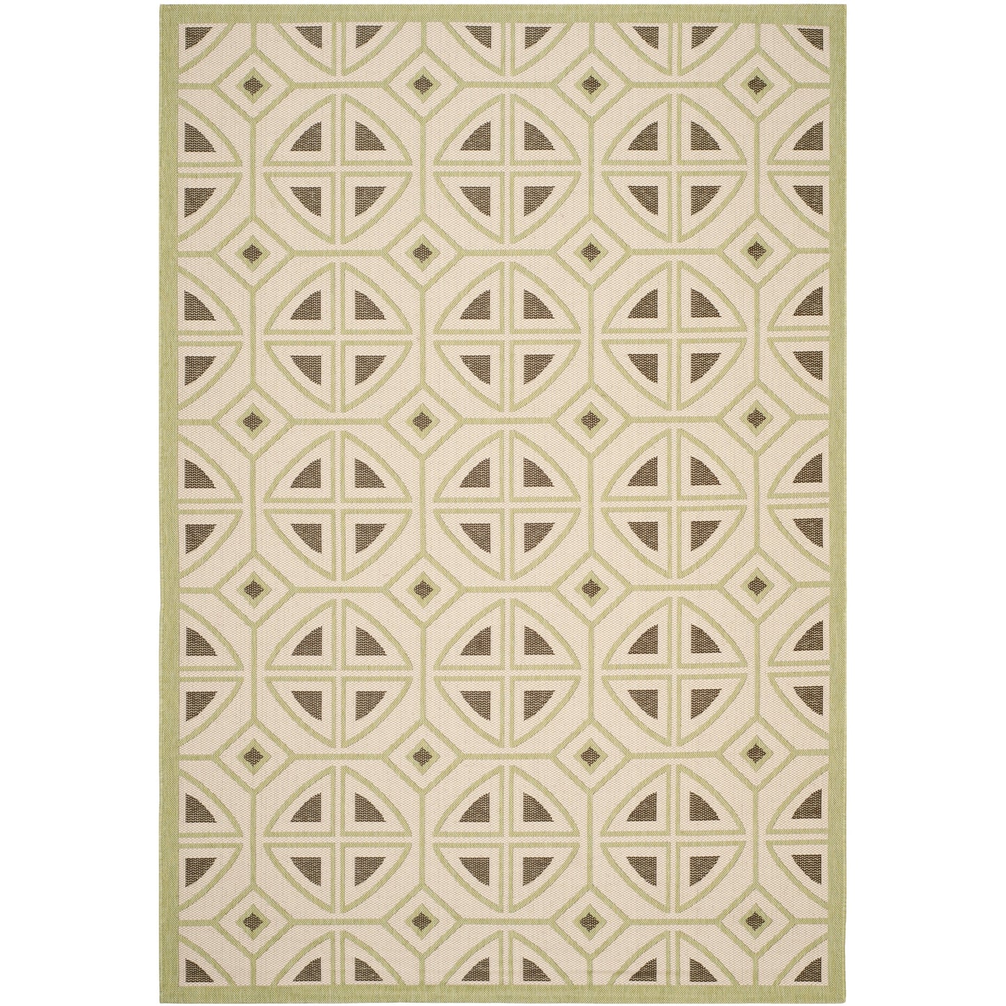 Tapis de jardin imperméable pour intérieur/extérieur SAFAVIEH Courtyard Saundra