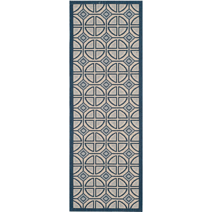 Tapis de jardin imperméable pour intérieur/extérieur SAFAVIEH Courtyard Saundra