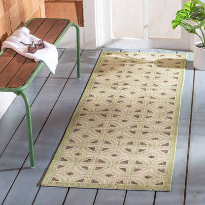 Tapis de jardin imperméable pour intérieur/extérieur SAFAVIEH Courtyard Saundra