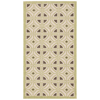 Tapis de jardin imperméable pour intérieur/extérieur SAFAVIEH Courtyard Saundra