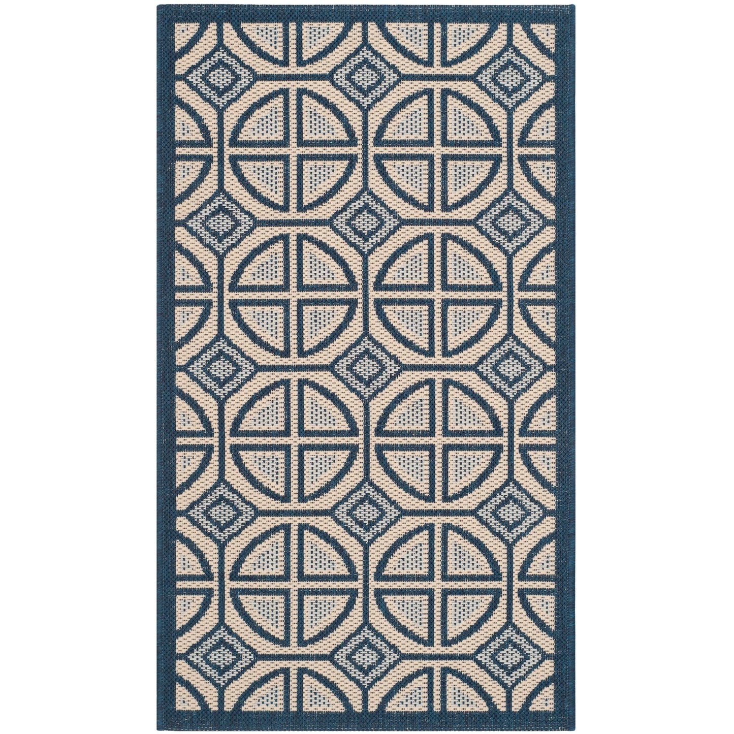 Tapis de jardin imperméable pour intérieur/extérieur SAFAVIEH Courtyard Saundra