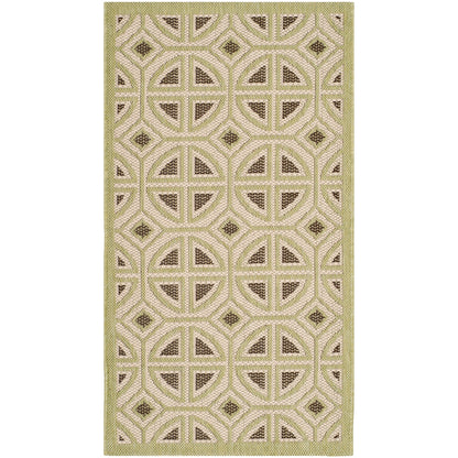 Tapis de jardin imperméable pour intérieur/extérieur SAFAVIEH Courtyard Saundra