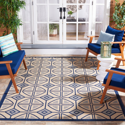 Tapis de jardin imperméable pour intérieur/extérieur SAFAVIEH Courtyard Saundra