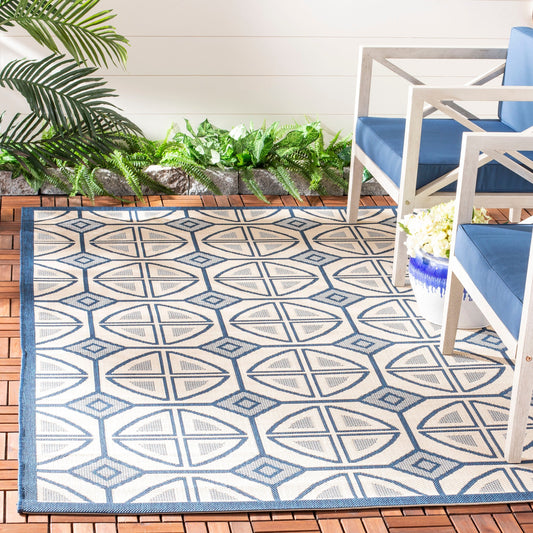 Tapis de jardin imperméable pour intérieur/extérieur SAFAVIEH Courtyard Saundra