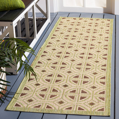 Tapis de jardin imperméable pour intérieur/extérieur SAFAVIEH Courtyard Saundra