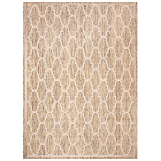 Tapis de patio imperméable en treillis SAFAVIEH Courtyard Sufia