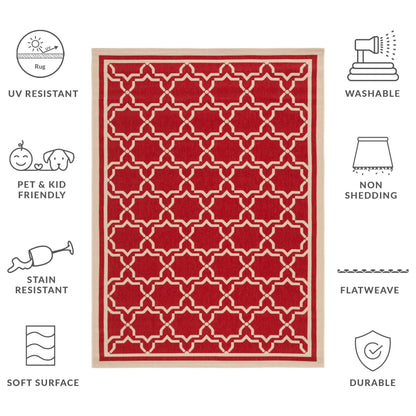 Tapis de jardin imperméable d'intérieur/extérieur SAFAVIEH Courtyard Thomasina