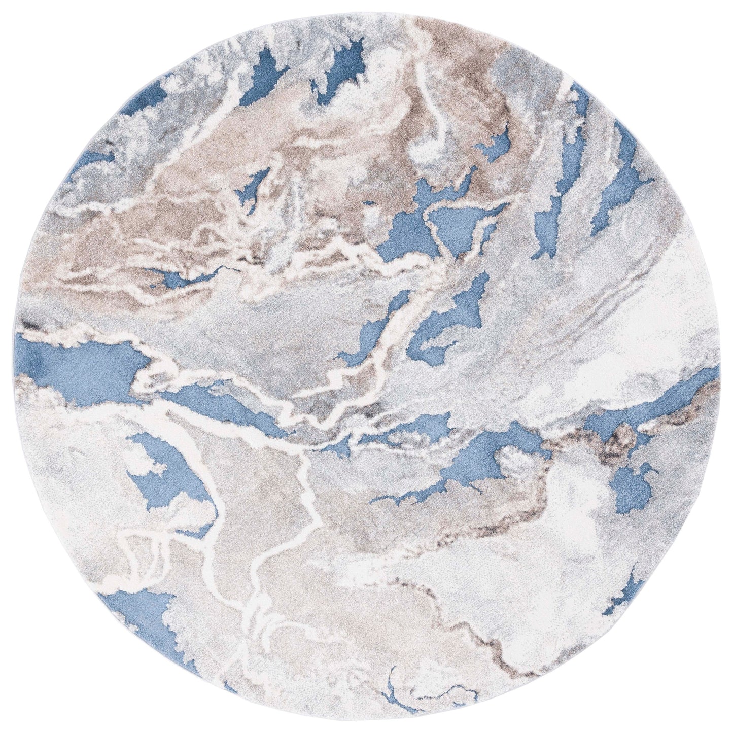 Tapis abstrait SAFAVIEH Cyrus Shag Lyubika de 2,5 cm d'épaisseur