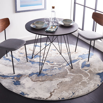 Tapis abstrait SAFAVIEH Cyrus Shag Lyubika de 2,5 cm d'épaisseur