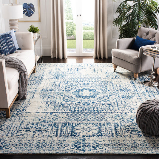 Tapis SAFAVIEH Evoke Gioia Vintage Boho Medallion vieilli