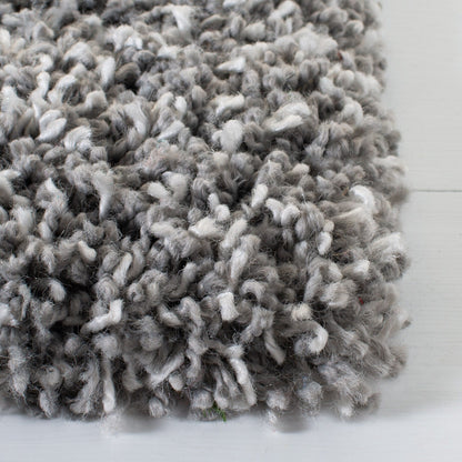 Tapis SAFAVIEH Evolution Shag Fransien Solid 1,8 pouce d'épaisseur