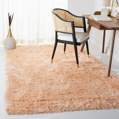 Tapis SAFAVIEH en fausse peau de mouton et soie, épaisseur 2,4 pouces