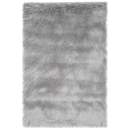 Tapis SAFAVIEH en fausse peau de mouton et soie, épaisseur 2,4 pouces